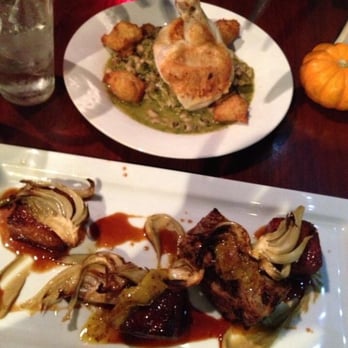 Flying Pig Pub & Kitchen - Pork belly and chicken & dumplings. - Pubs Near Me - Oceanside, California