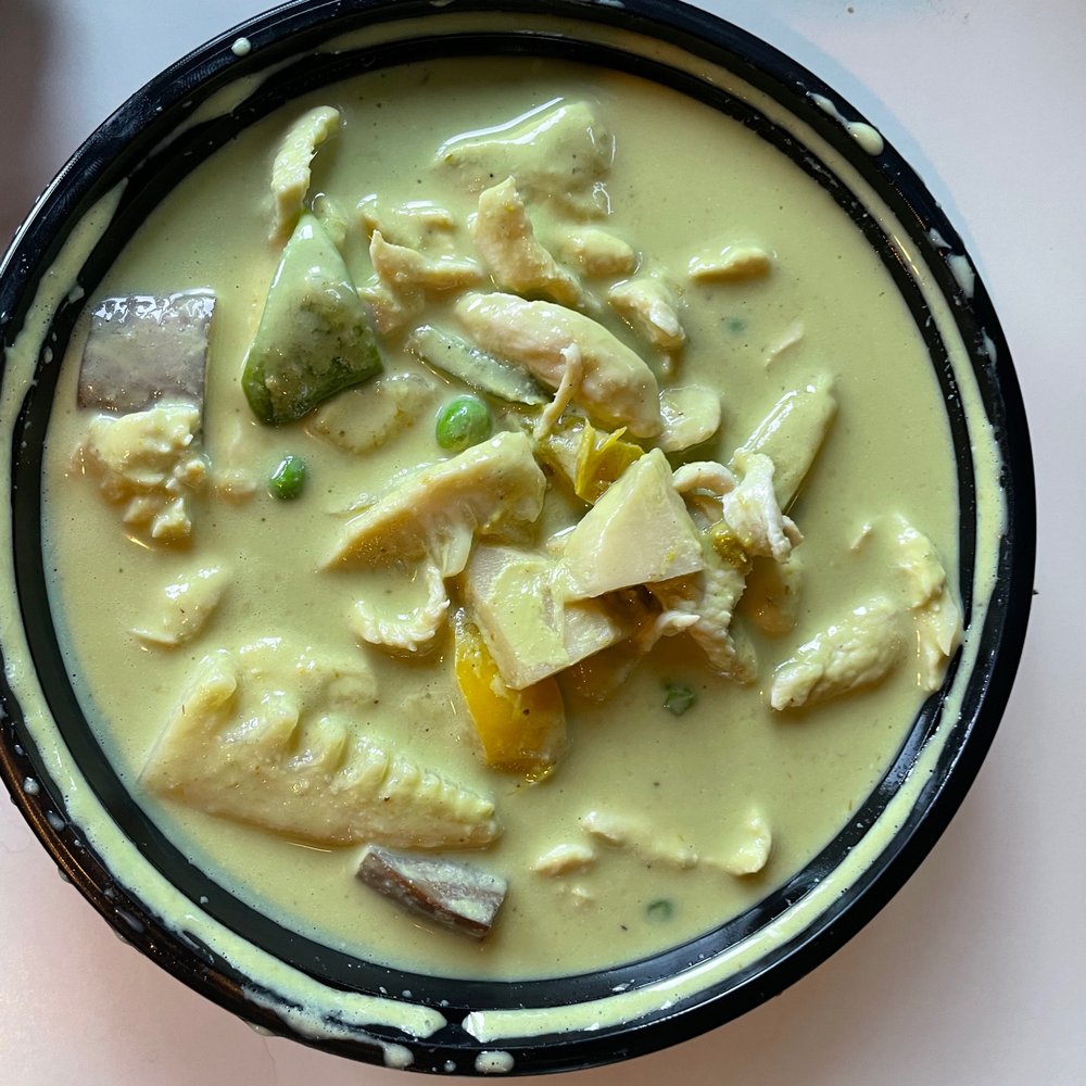 Green Curry with eggplant Green Curry with eggplant