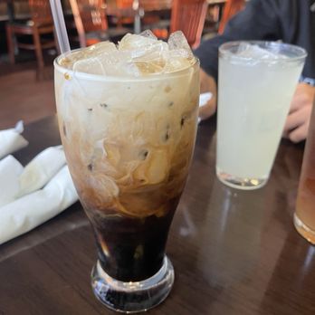 Nit Noi Thai Kitchen - Iced Thai coffee!! - Thai Near Me - Orlando, Florida