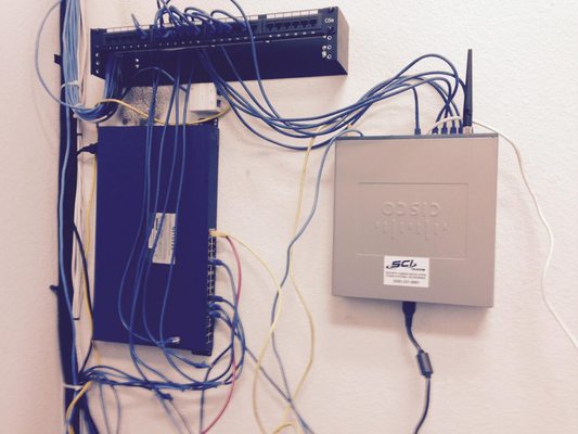 Photo of 3Packet.com - Anaheim, CA, US. Phone system + regular switch for computers and other network devices.