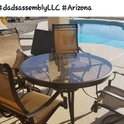 Dads Assembly & Delivery - A patio set assembled by Kyle team in Arizona