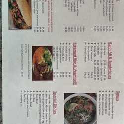 Sandwich Gallery - New Menu (2022)