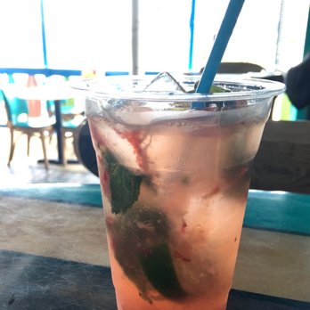 Beach Waves Grill - Strawberry mint margarita special - Seafood Near Me - Indian Rocks Beach, Florida