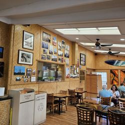 Kings View Cafe - Inside dining area.  They have some patio seats too.