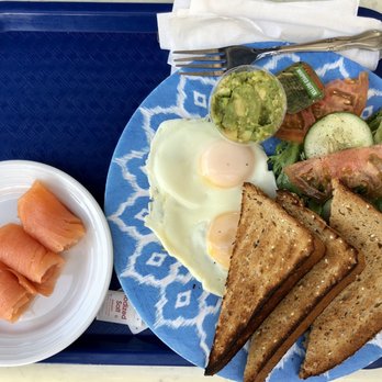 Shepherd Artisan Coffee - Green Breakfast & side of smoked salmon - Cafes Near Me - Miami Beach, Florida