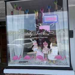 Heavenly Sweets - Window dressing left side