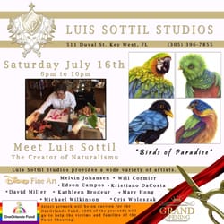 Luis Sottil Studios - Key West - Join us for our grand opening event!
