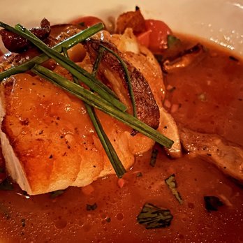Plate - Seared cod - American Near Me - Stowe, Vermont Plate - Seared cod - American Near Me - Stowe, Vermont