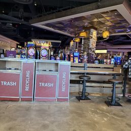 The casino from the food court