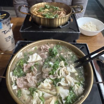 Sweet Fires - Sukiyaki broth with veggies and glass noodles - Hot Pot Near Me - Upland, California Sweet Fires - Sukiyaki broth with veggies and glass noodles - Hot Pot Near Me - Upland, California