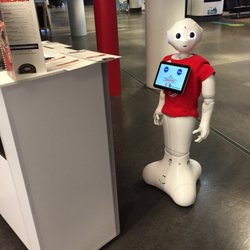 Avenue des Canadiens - This robot looked into my soul, then told me the ingredients in a Bloody Caesar.