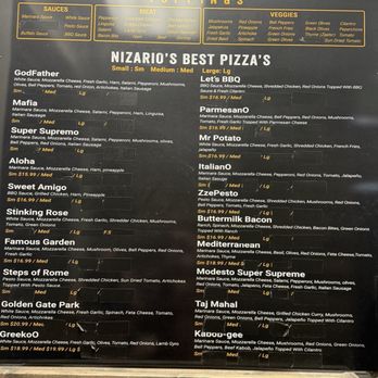 Nizario's Pizza And Grill - Pizza Menu - American Near Me - Modesto, California Nizario's Pizza And Grill - Pizza Menu - American Near Me - Modesto, California