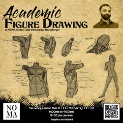 NOMA Gallery - Level up your figure drawing skills by registering for this workshop now at https://nomaocala.com/events/