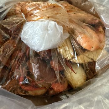 Cajun Crack'n - Some of the shrimp had black marks and looked old. Definitely needed more flavor. - Seafood Near Me - Pittsburg, California