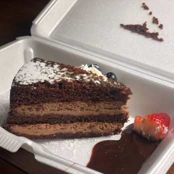 Laporta's Restaurant - Godiva Chocolate Mousse Cake. Just okay. - New American Near Me - Alexandria, Virginia