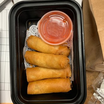 Eattini Thai Kitchen - 4 Veggie Spring Rolls - Thai Near Me - Ellicott City, Maryland