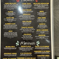 Taco’n Madre Y Sazon - Menu