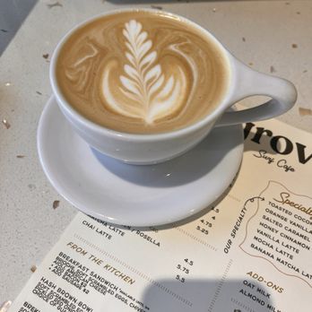 Grove Surf Cafe - Orange vanilla latte - Coffee & Tea Near Me - Indian Rocks Beach, Florida