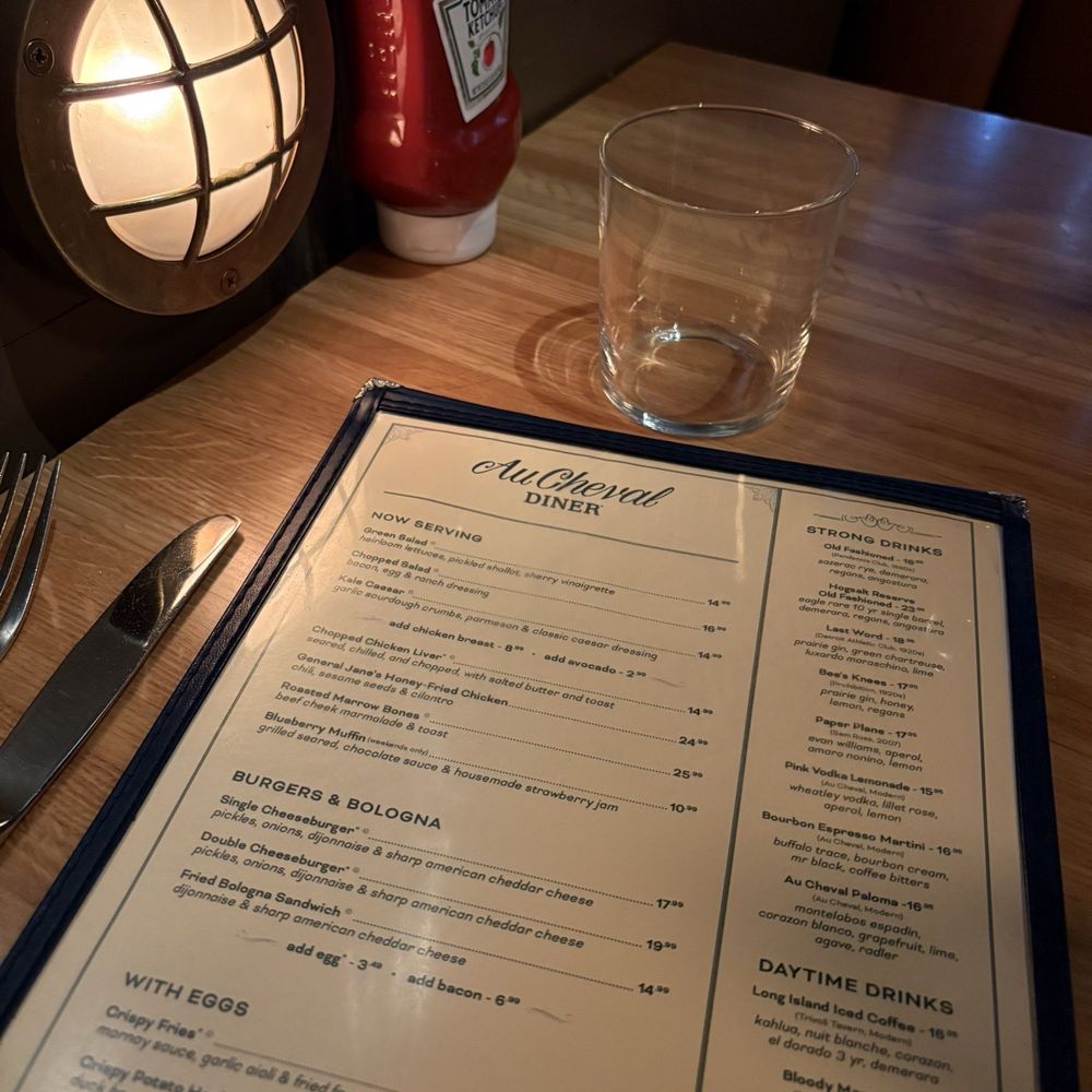 Au Cheval - Menu - Bars Near Me - Chicago, Illinois