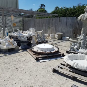 Brevard Ornamental Studio - Fresh poured Pieces drying - Stonemasons Near Me - Rockledge, Florida