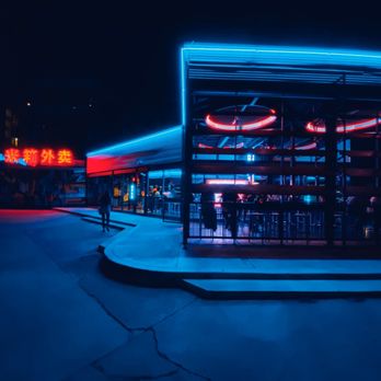 The Rice Box - This place is so cool at night - Asian Fusion Near Me - Houston, Texas The Rice Box - This place is so cool at night - Asian Fusion Near Me - Houston, Texas