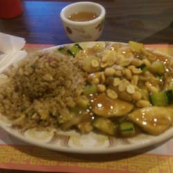China Inn Restaurant - Kung po with fried rice