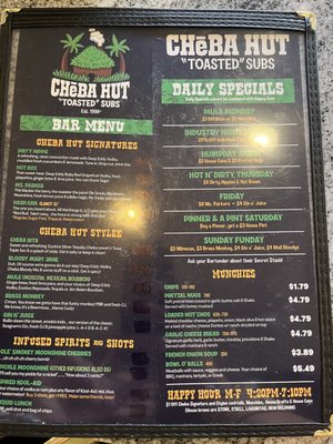 Menu photo 3 Cheba Hut Toasted Subs Albuquerque, NM
