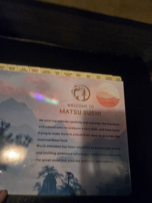Menu photo 1 Matsu Japanese Restaurant Linthicum, MD Menu photo 1 Matsu Japanese Restaurant Linthicum, MD