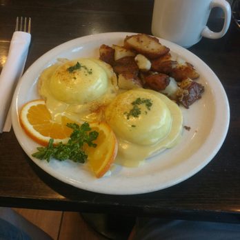Stacks Pancake House - Egg Benedict, I have it a 7 - Breakfast & Brunch Near Me - Dana Point, California