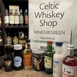Celtic Whiskey Shop & Wines on the Green - Mini liquor bottles