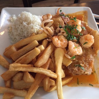 Maura's Kitchen - Crusted tilapia and shrimp - Peruvian Near Me - Nyack, New York Maura's Kitchen - Crusted tilapia and shrimp - Peruvian Near Me - Nyack, New York
