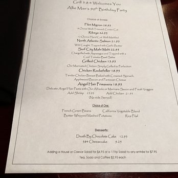 Grill 584 - Menu - Steakhouses Near Me - Burlington, North Carolina Grill 584 - Menu - Steakhouses Near Me - Burlington, North Carolina