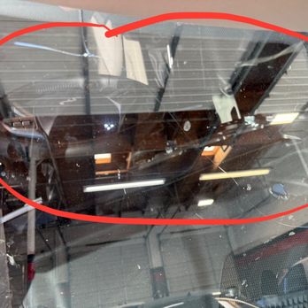 Clear Quality Auto Glass - This is from the inside of my windshield after they shattered. - Car Window Tinting Near Me - Las Vegas, Nevada Clear Quality Auto Glass - This is from the inside of my windshield after they shattered. - Car Window Tinting Near Me - Las Vegas, Nevada