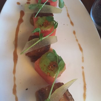 El Dorado Kitchen - Pork belly and watermelon - New American Near Me - Sonoma, California