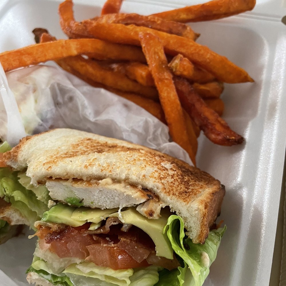 Hash Ny System - Grilled Chicken Club Sandwich and Sweet Fries - Breakfast & Brunch Near Me - Coventry, Rhode Island Hash Ny System - Grilled Chicken Club Sandwich and Sweet Fries - Breakfast & Brunch Near Me - Coventry, Rhode Island