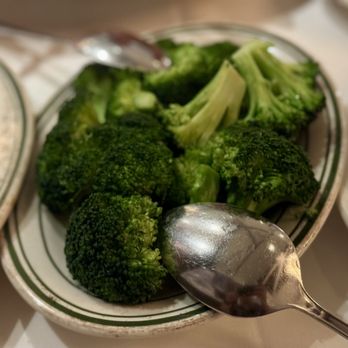 Wolfgang's Steakhouse - Broccoli- so fresh (Husband took this pic) $15.95 - Steakhouses Near Me - Honolulu, Hawaii