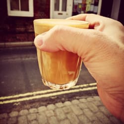 Ground Coffeehouse - Flat white is very good