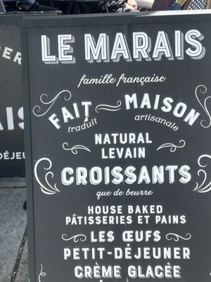 Menu photo 1 Le Marais Bakery San Francisco, CA
