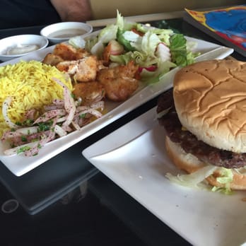 Kabob Korner - Chicken platter and burger - Mediterranean Near Me - Katy, Texas