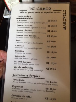 Menu photo 1 Maripili São Paulo, SP