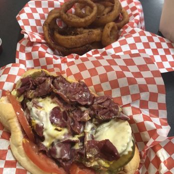 Philly Ya Belly Cheesesteaks - Belly buster Pastrami and rings - Sandwiches Near Me - Everett, Washington
