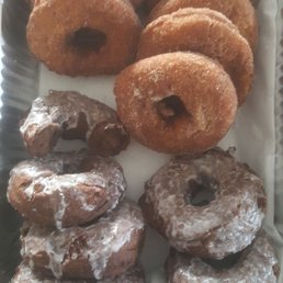 Apple Cider and Chocolate Glazed donuts