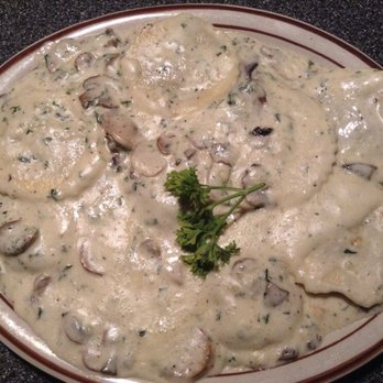 Giuseppe's - Jumbo Mushroom Ravioli. - Italian Near Me - Portland, Oregon