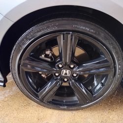Avis - One I washed the car you could see how bad the wheels were ground up