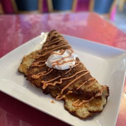 The Dinner House - Hungarian Style Potato Pancake with Goulash