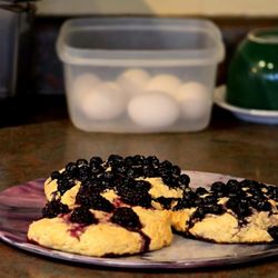 Edwin's Coffee - Freshly baked Blueberry Scones