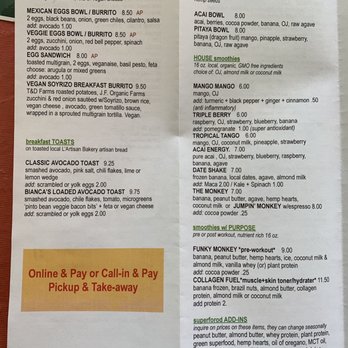 Luscious Lorraine's - Menu - May 2021 - Juice Bars & Smoothies Near Me - Palm Desert, California