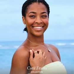 Maui Divers Jewelry - Cute Fruits Collection - Coconut Set