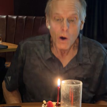 Michael Jordan's Steak House - Bday boy and his bday dessert - Steakhouses Near Me - Ridgefield, Washington Michael Jordan's Steak House - Bday boy and his bday dessert - Steakhouses Near Me - Ridgefield, Washington
