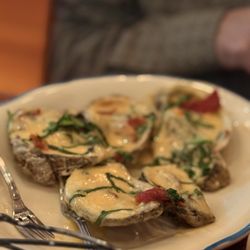 McAdoo's Seafood Company - rockefeller cooked oysters